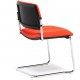 Morello Upholstered Chrome Cantilever Chair